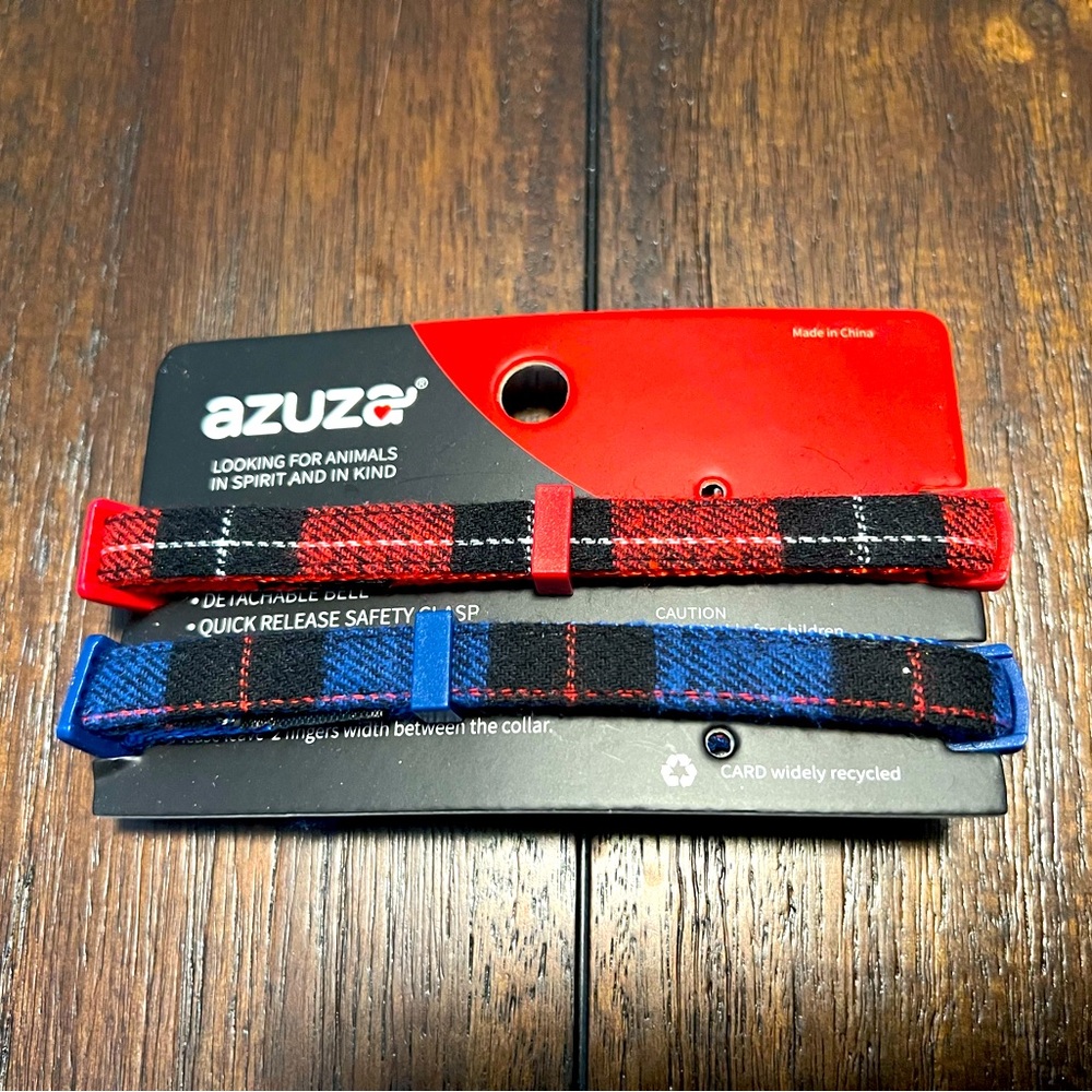 Plaid Cat Collars 2ct.